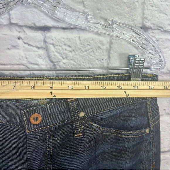 Adriano Goldschmied Legend Flare Wide Leg Jeans Dark Wash Size 27 Y2k Low Rise - Picture 11 of 12